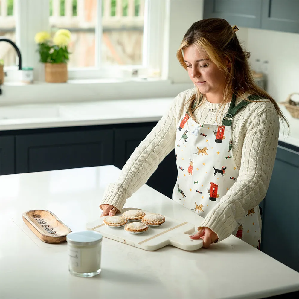 Laura Fisher x Guide Dogs Christmas apron