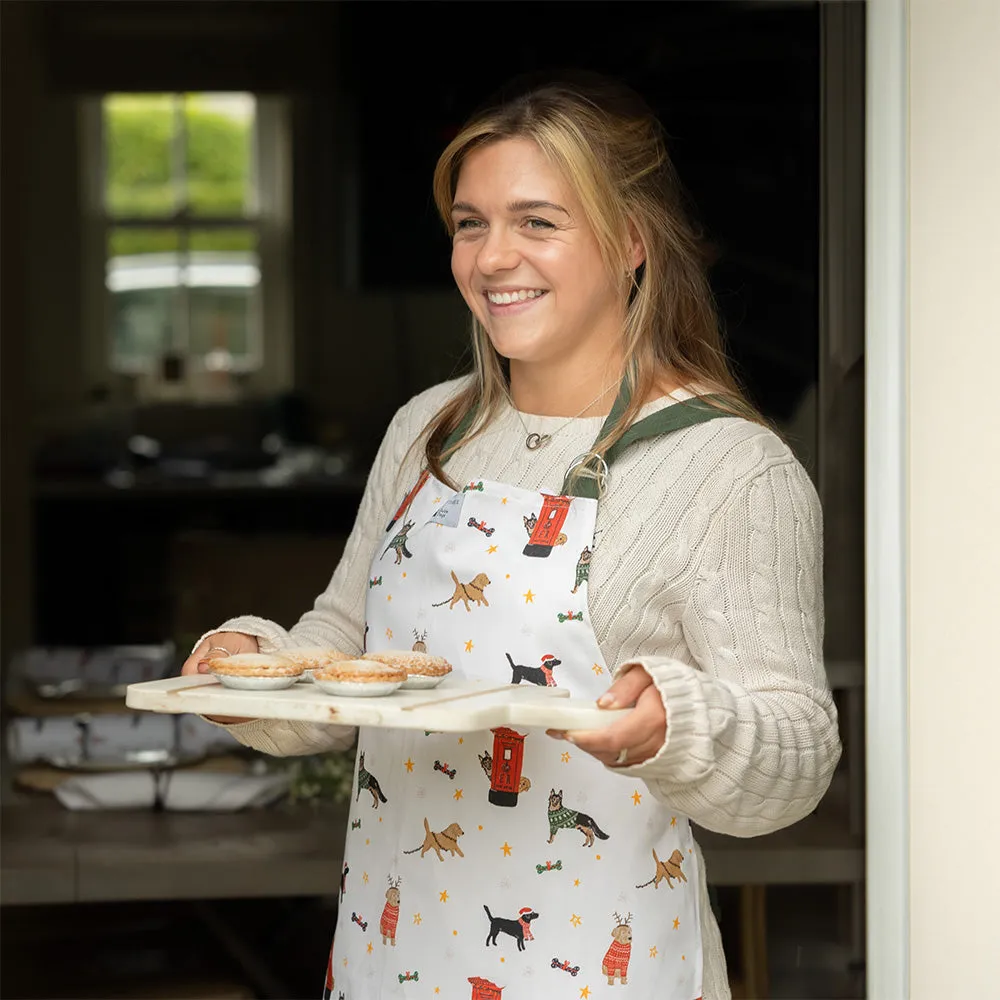 Laura Fisher x Guide Dogs Christmas apron