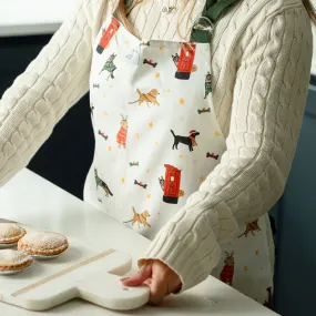 Laura Fisher x Guide Dogs Christmas apron