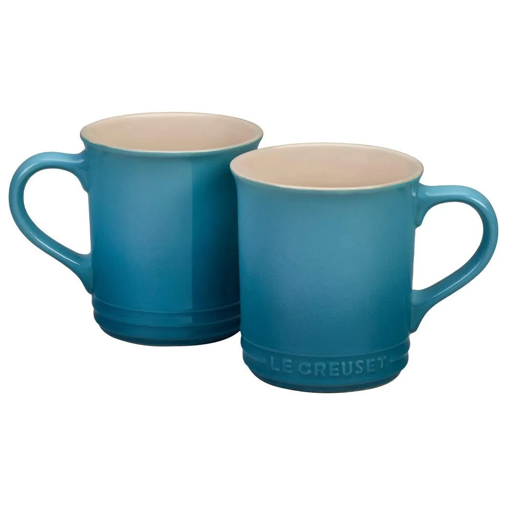 Le Creuset Demi Kettle & 2 Stoneware Mug Set