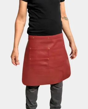 Leather Waist Apron - Sophisticated Professional Wear