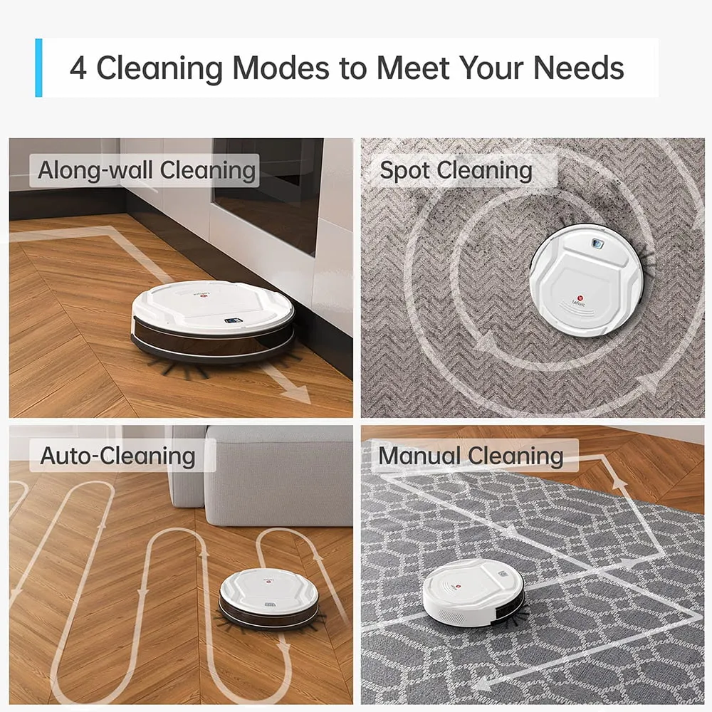 Lefant M210 Robot Vacuum Cleaner, Slim Robotic Vacuum with Alexa/WiFi/App Control, Self-Charging