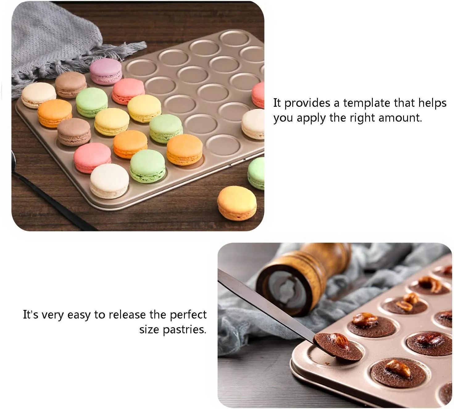 Macaron Cookie Pan - Perfect macarons everytime!