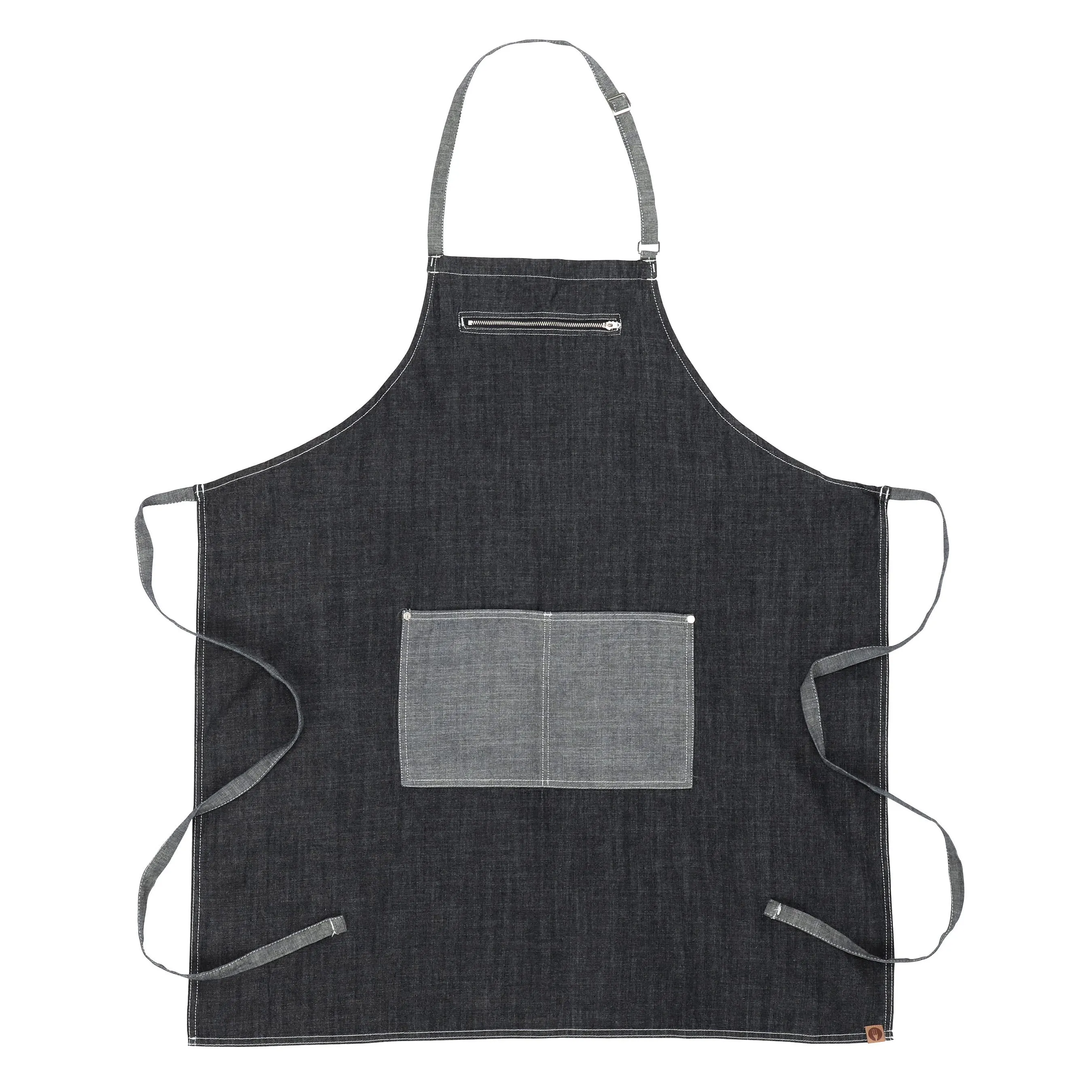 Manhattan Indigo Blue Denim Bib Apron