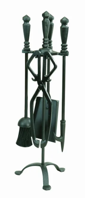 Manor Temple Companion Set In Black 23" Tall