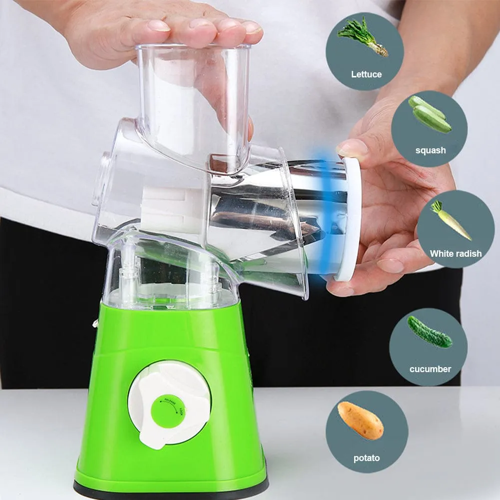 Manual Vegetable Cutter Slicer Multifunctional Round Slicer Gadget Multi-function Kitchen Gadget Food Processor Blender Cutter