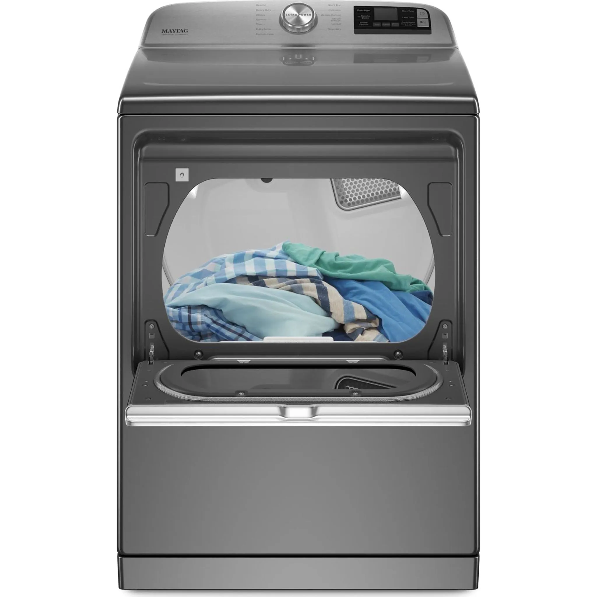 Maytag Smart Top Load Electric Dryer with Extra Power Button - 7.4 cu. ft. (YMED7230HC)