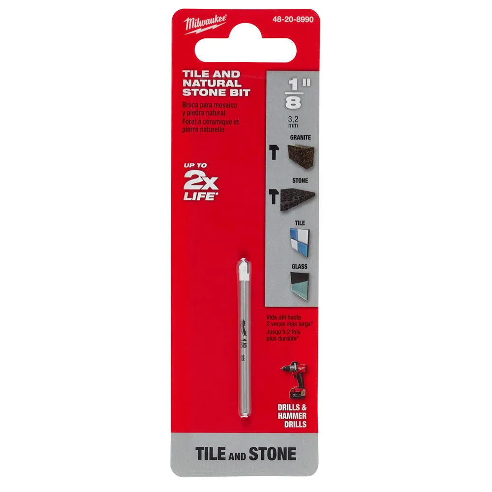 Milwaukee 48-20-8990 1/8" Natural Stone Bit