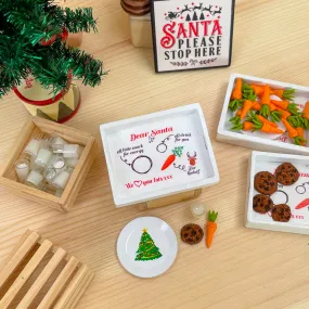 Miniature Christmas Eve Tray & Accessories