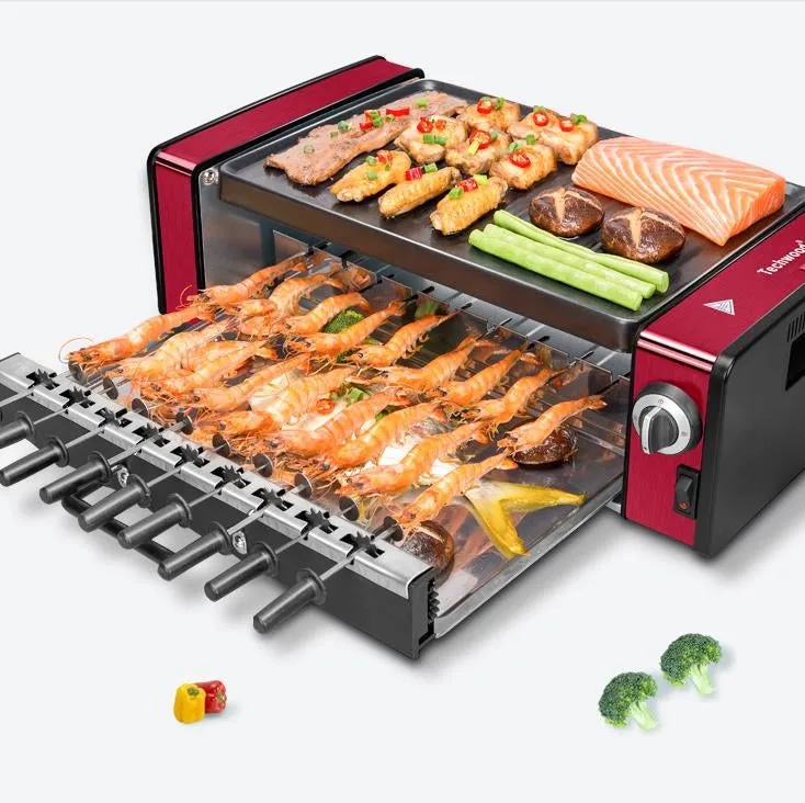 Multifunctional Smokeless Non-Stick Indoor Grill