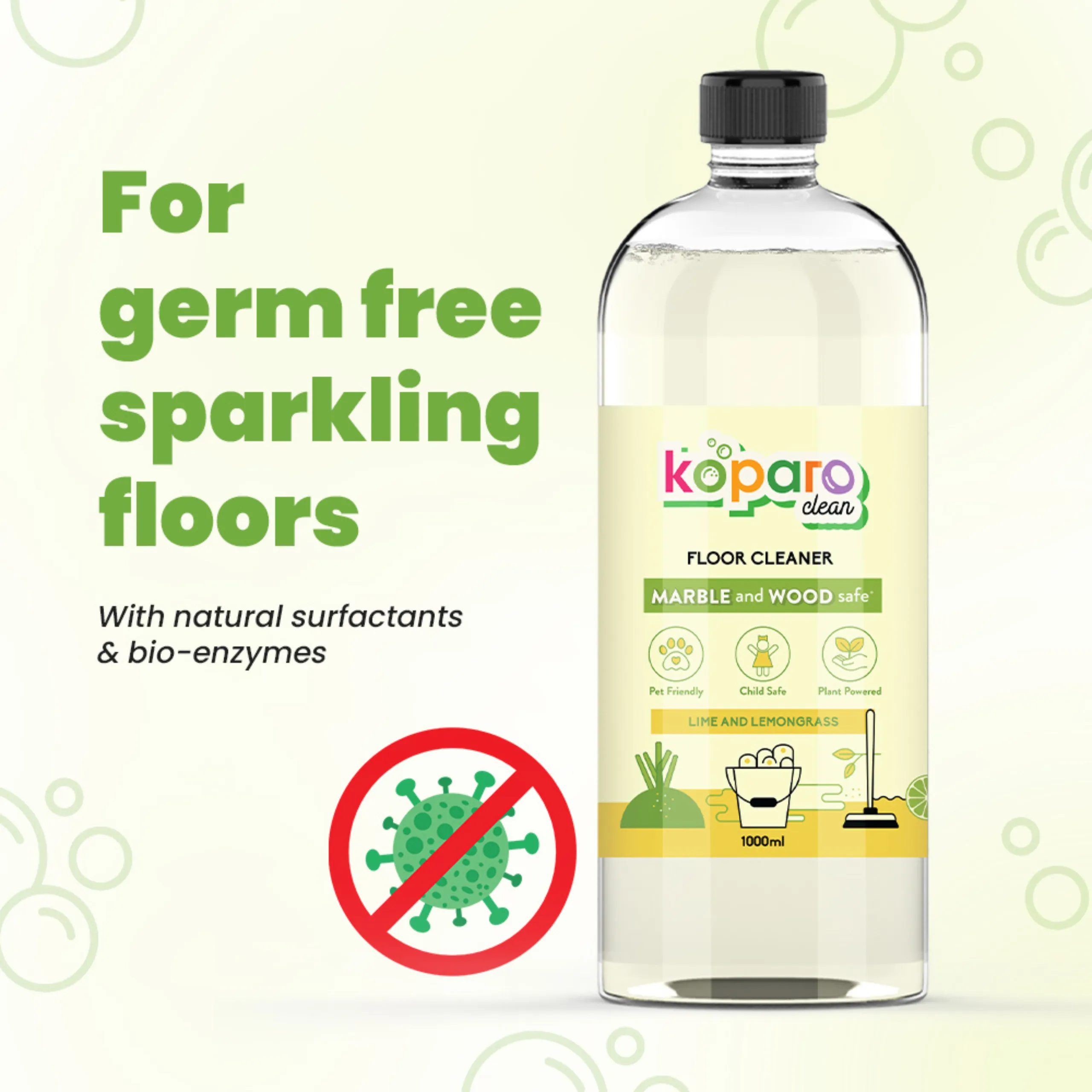 Natural Floor Cleaner - Lime