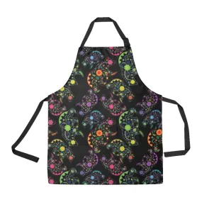 Neon Floral Bears Apron