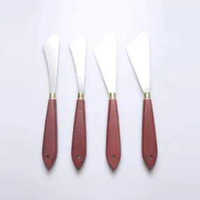 New 4-Piece Palette Knife Set | Oil Painting Acrylic Scraper | Texture Knife | Special-Shaped Blade