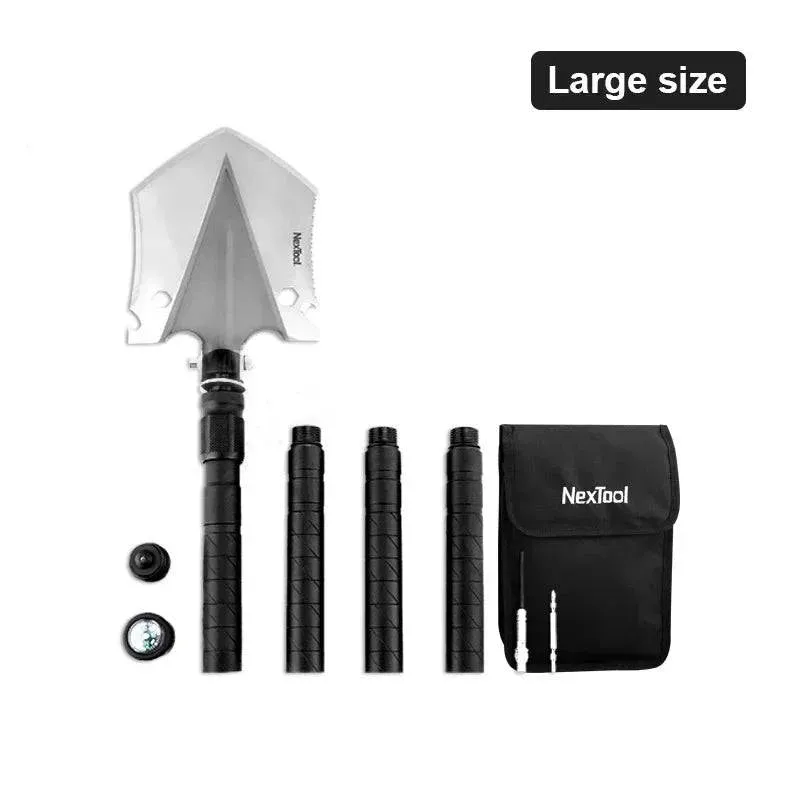 NexTool Outdoor Folding Shovel 14 in 1 Multi-functional Shovel Multitool Camping Hoe Axe Hammer Wood Saw Knife Survival Tool