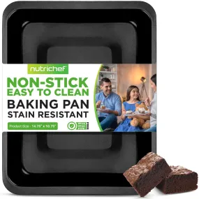 Non-Stick Baking Pan - Deluxe Nonstick Gray Coating Inside And Outside,  Compatible With Model: Ncbs10S (Black)