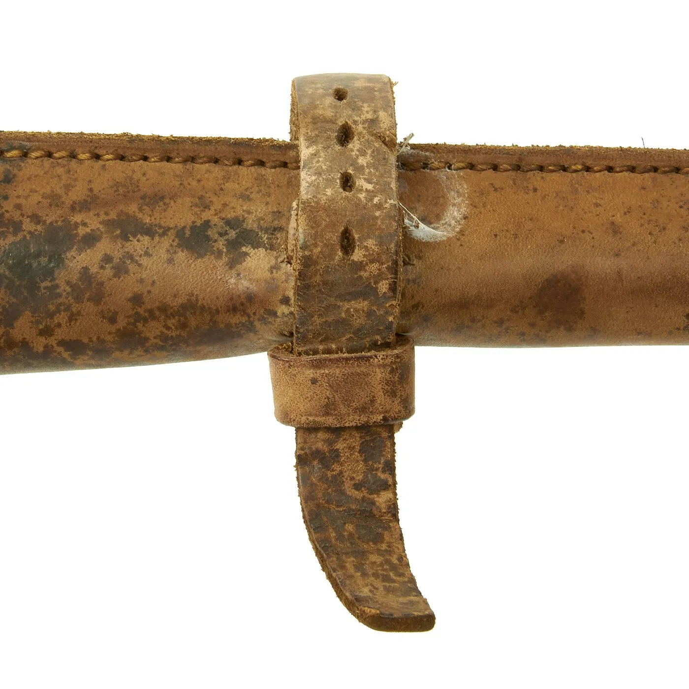 Original U.S. WWI M1912 Experimental Entrenching Shovel with Picket Pin and Leather Carrier