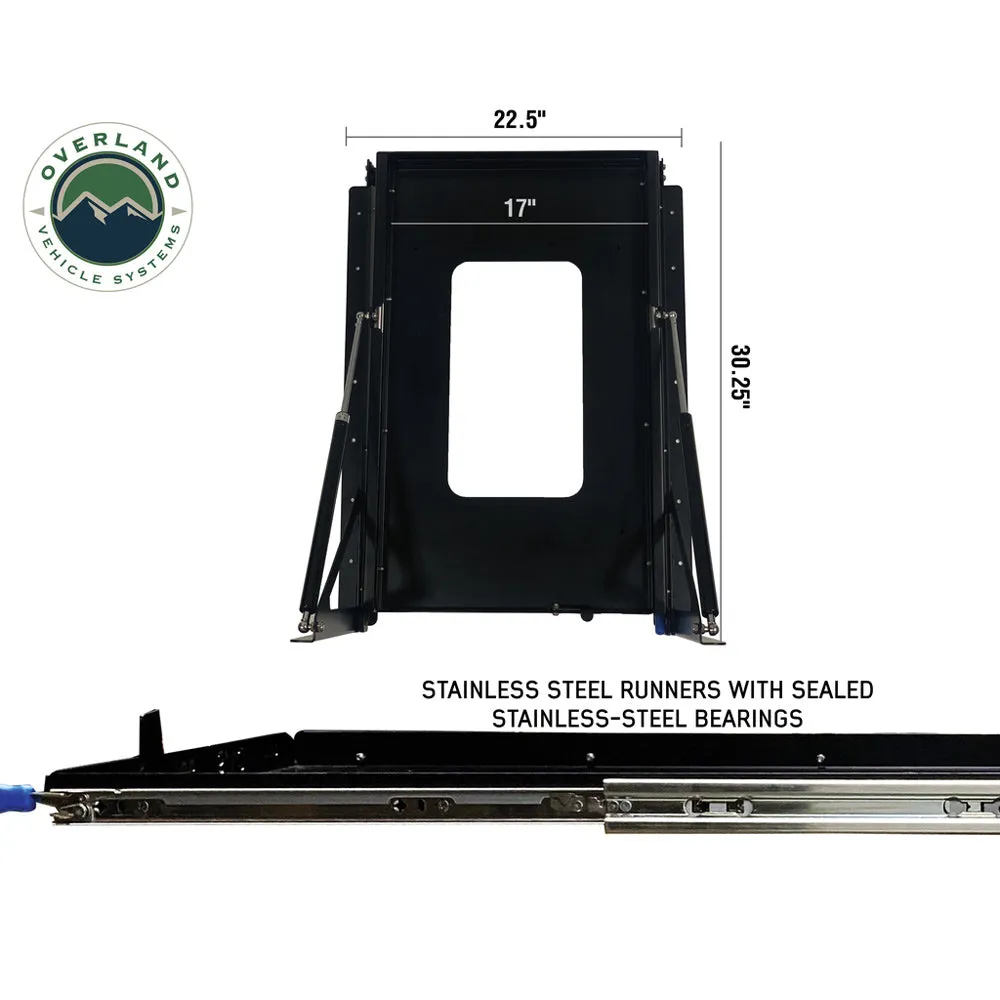 Overland Vehicle Systems - Refrigerator Tray with Slider & Tilt - Size Small