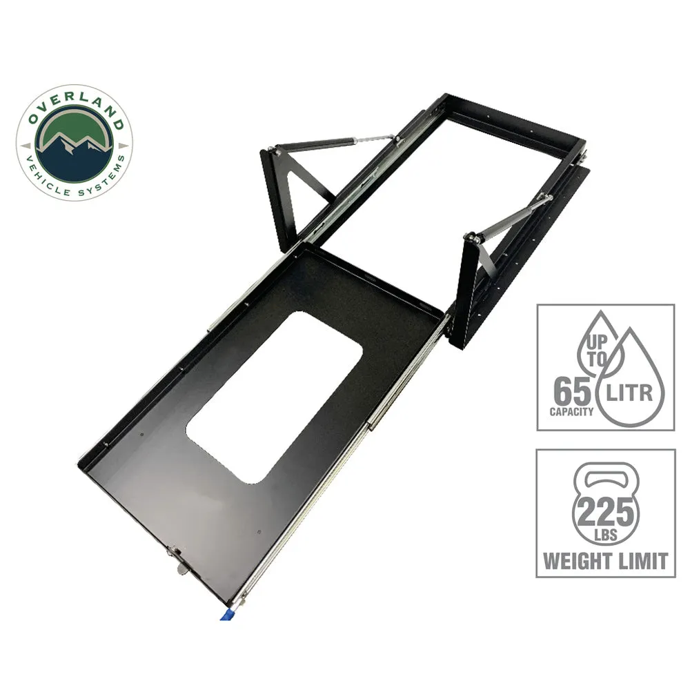 Overland Vehicle Systems - Refrigerator Tray with Slider & Tilt - Size Small