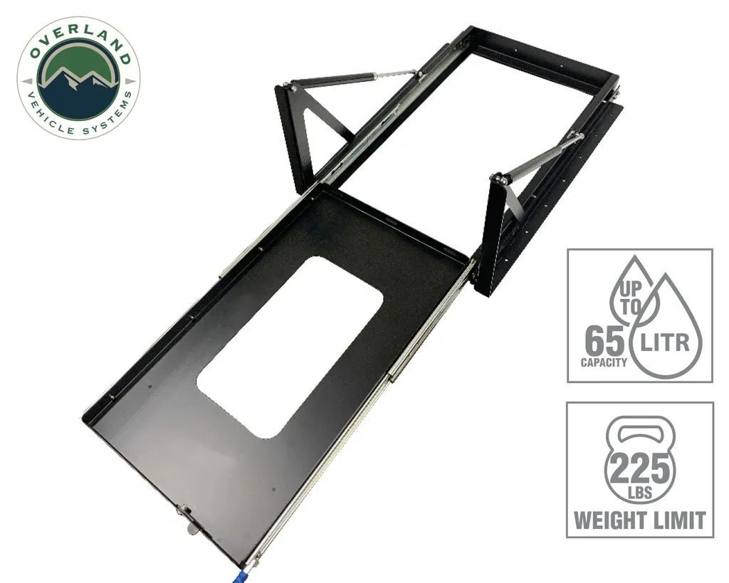 Overland Vehicle Systems Slide Out & Tilt Refrigerator Tray - Recon Recovery