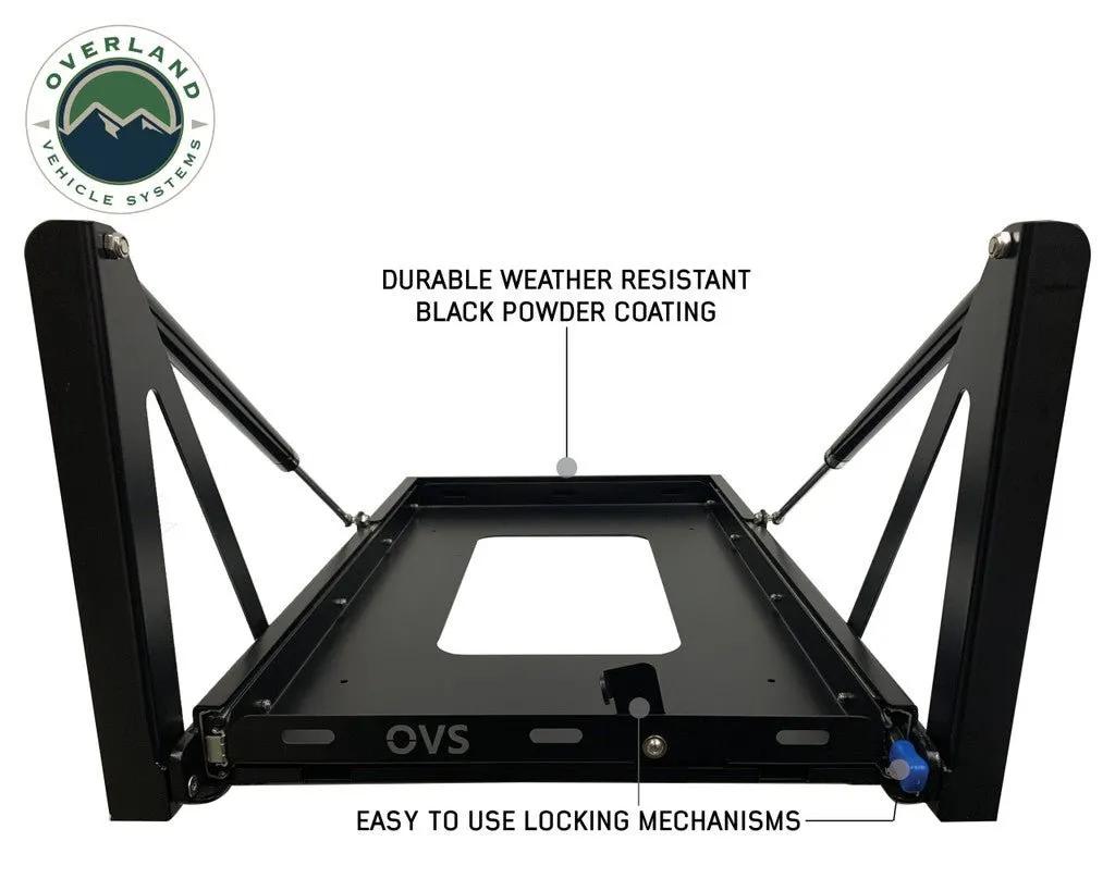 Overland Vehicle Systems Slide Out & Tilt Refrigerator Tray - Recon Recovery