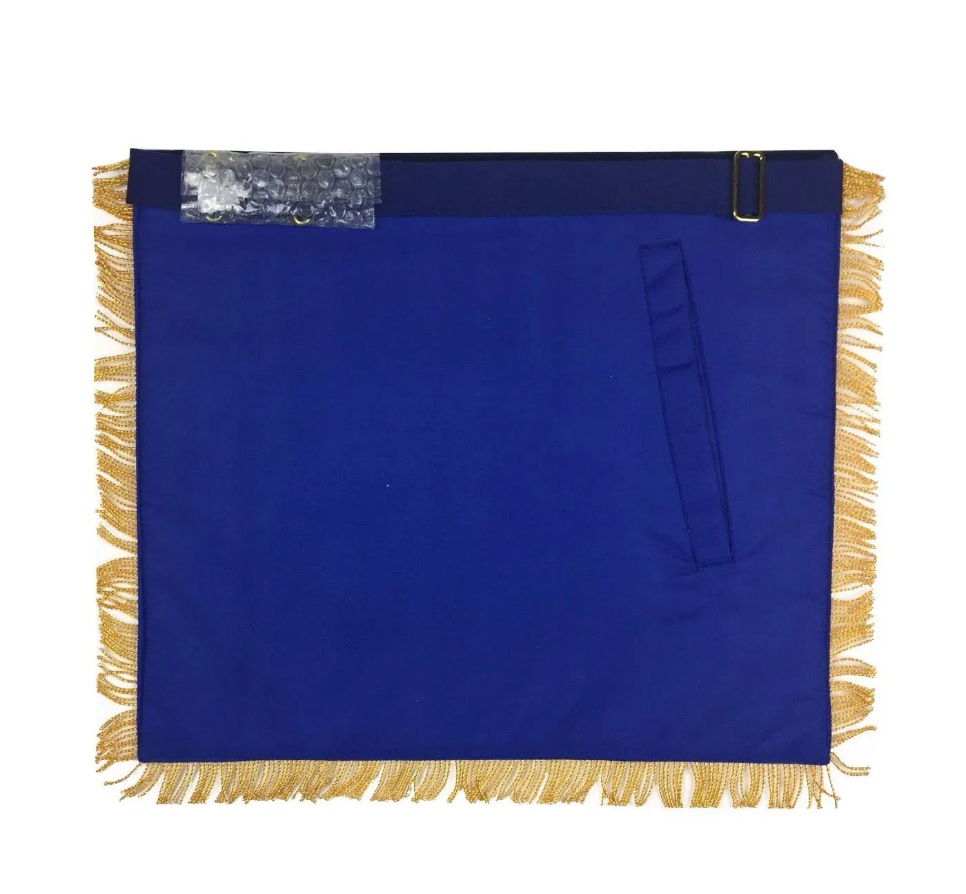 Past Master Blue Lodge Apron - Royal Navy with Gold Fringe