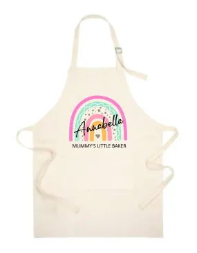 Personalised Kids Apron - Rainbow Apron