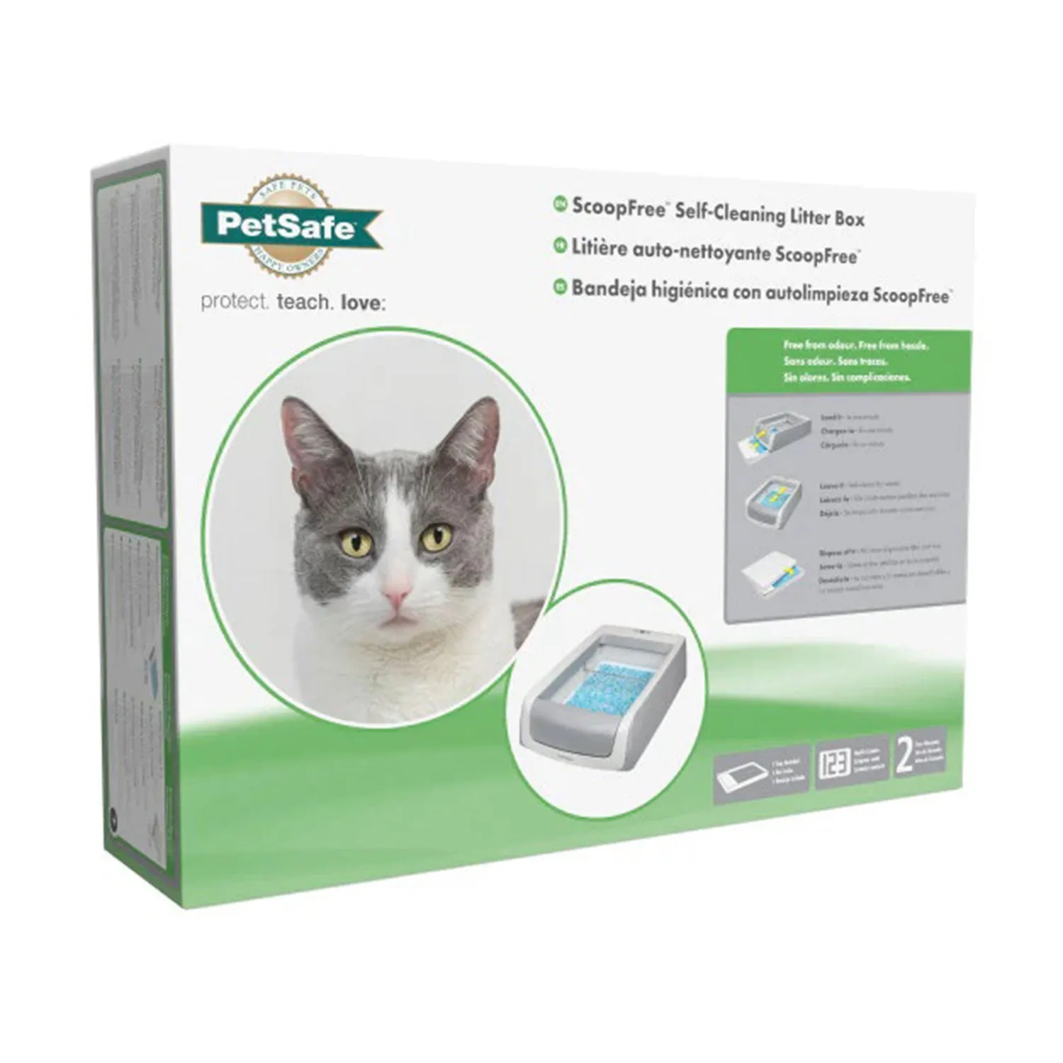 PetSafe ScoopFree Crystal Self-Cleaning Litter Box