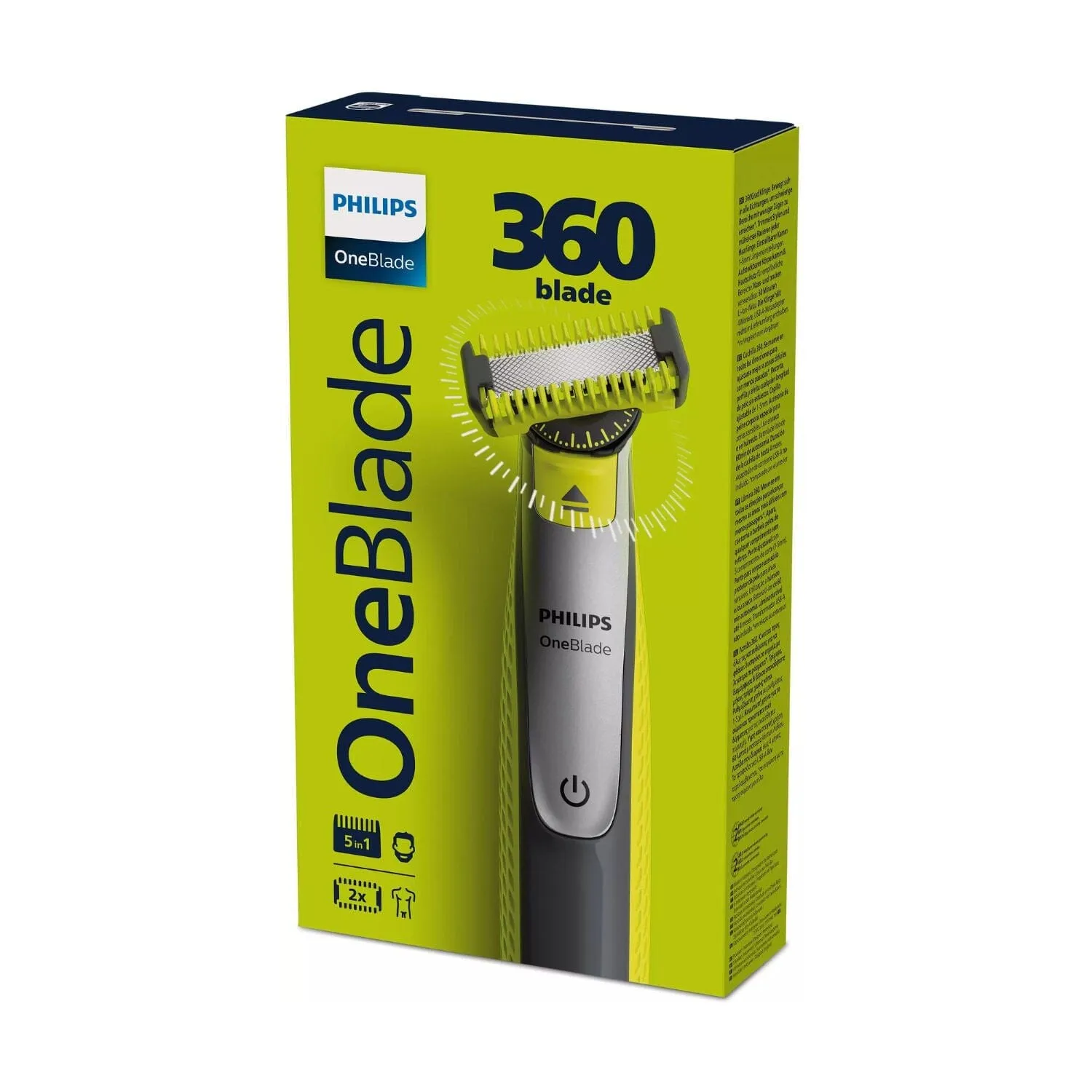 Philips QP2834/20 OneBlade 360  Face   Body Trimmer & Shaver