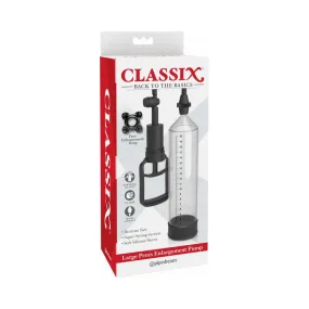 Pipedream Classix Large Penis Enlargement Pump Clear/Black