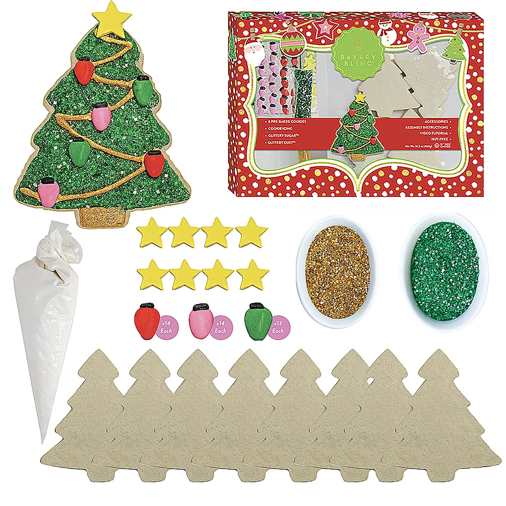 Pre-Order: Christmas Tree Designer Cookie Kit