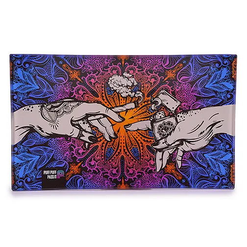 Puff Puff Pass It Glass Tray (5 colors)