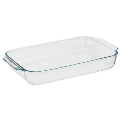 Pure Source India Baking Glass Tray 1.2 Ltr, Small Size, 1 Pcs.