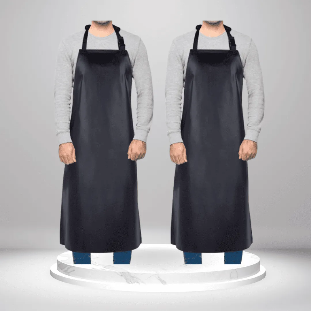 PVC Waterproof Kitchen Apron ( Pack of - 2 )