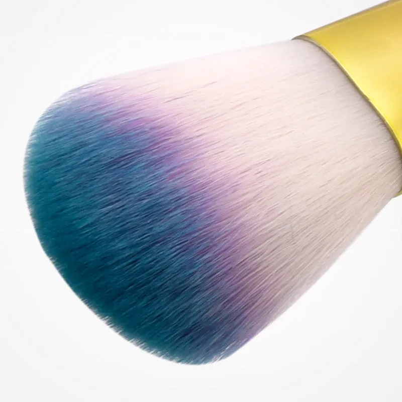 Rainbow Makeup Brushes Set