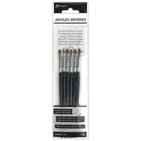 Ranger Angled Brushes 6/Pkg