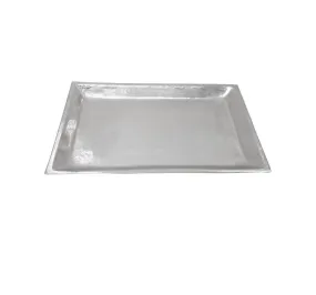 Raw Nickel Rectangular Tray - 53x32