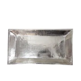 Raw Nickel Rectangular Tray - 62x34