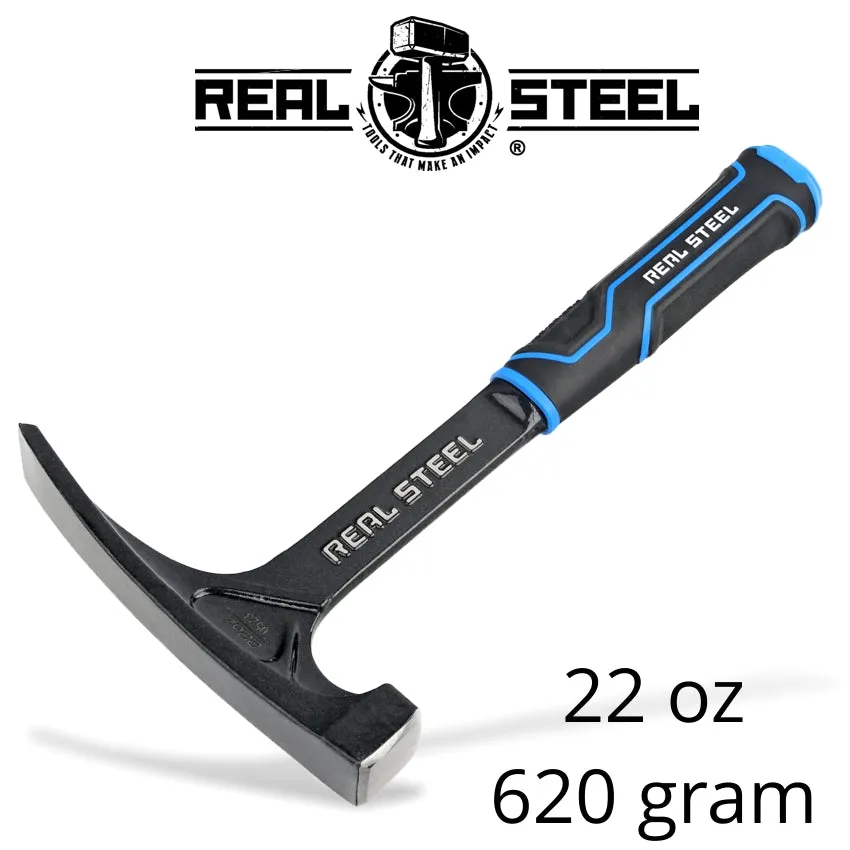 REAL STEEL HAMMER BRICK 620G 22OZ ULTRA STEEL HANDLE REAL STEEL RSH0523