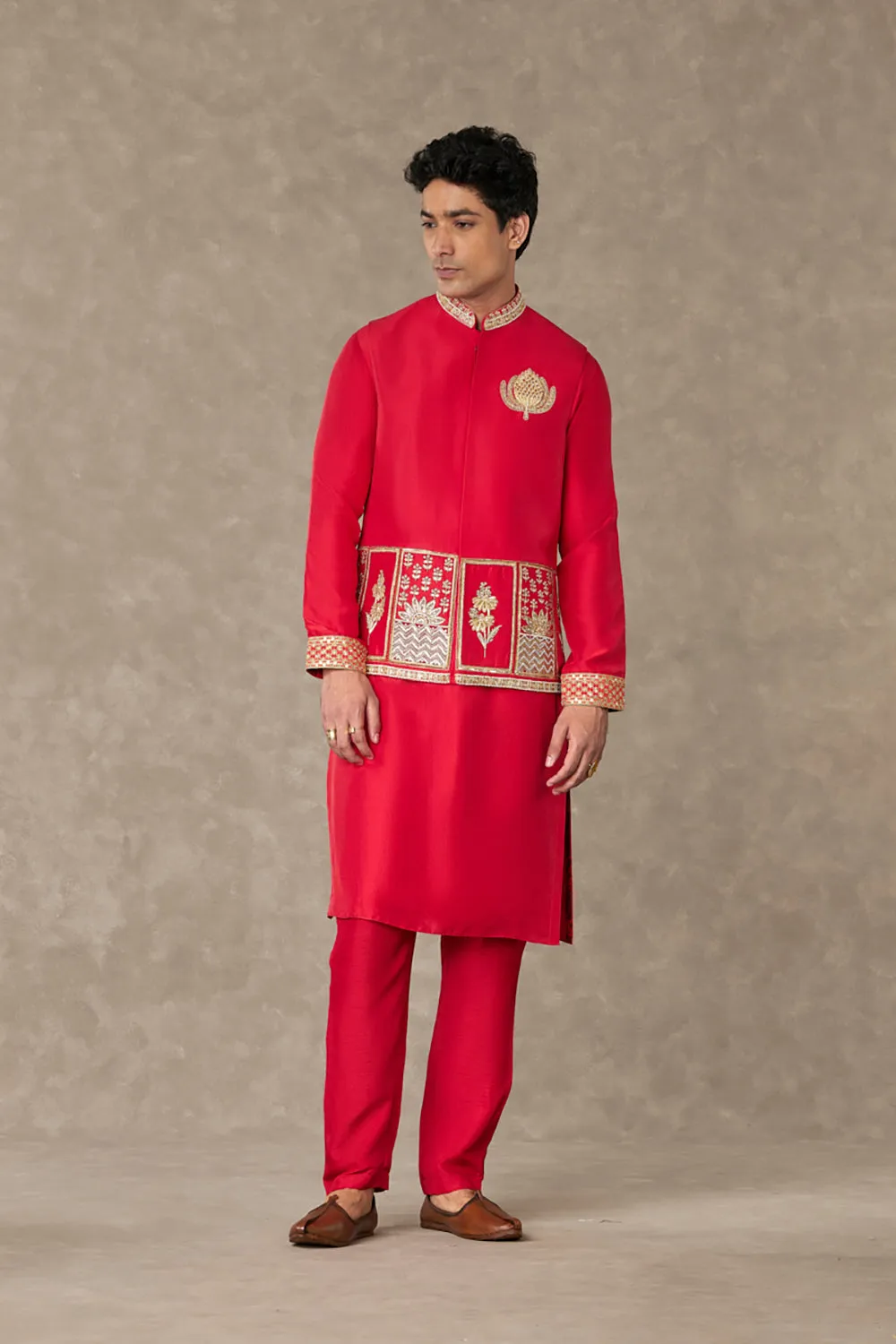 Red Anar Bundi Set