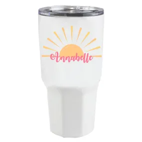 Retro Sunburst Tumbler