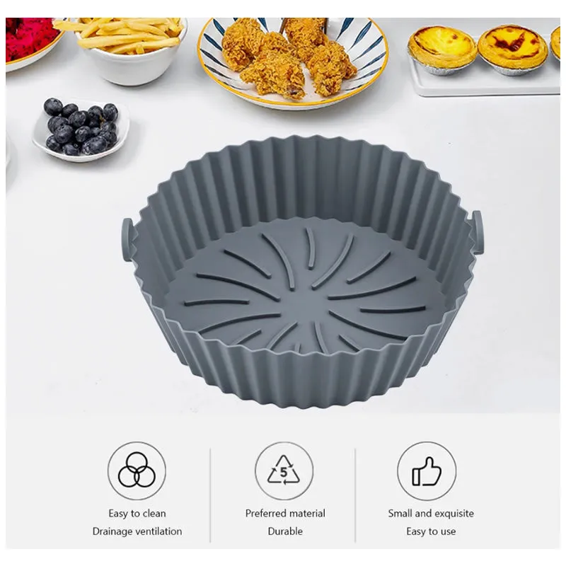 Reusable Air Fryer Silicone Baking Tray