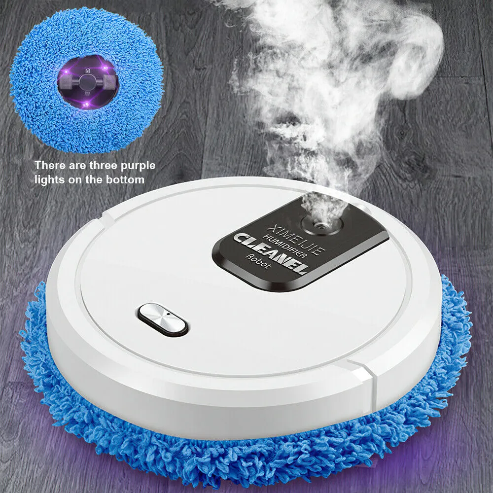 Robot Vacuum Cleaner 3 in 1 Intelligent Sweeping Rechargeable Mopping