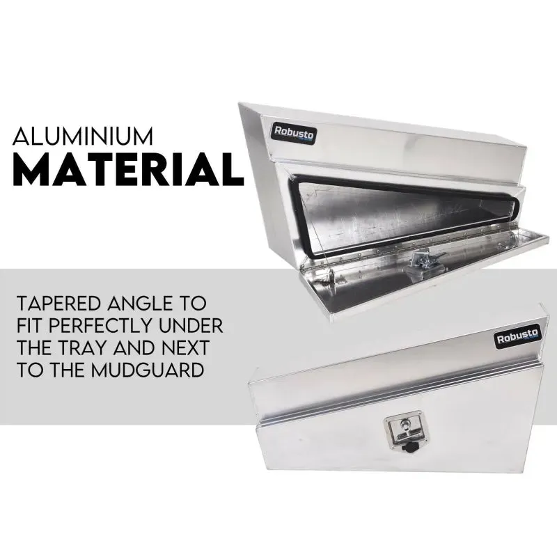 Robusto Aluminium Under Tray Tool Box | 900mm | Pair