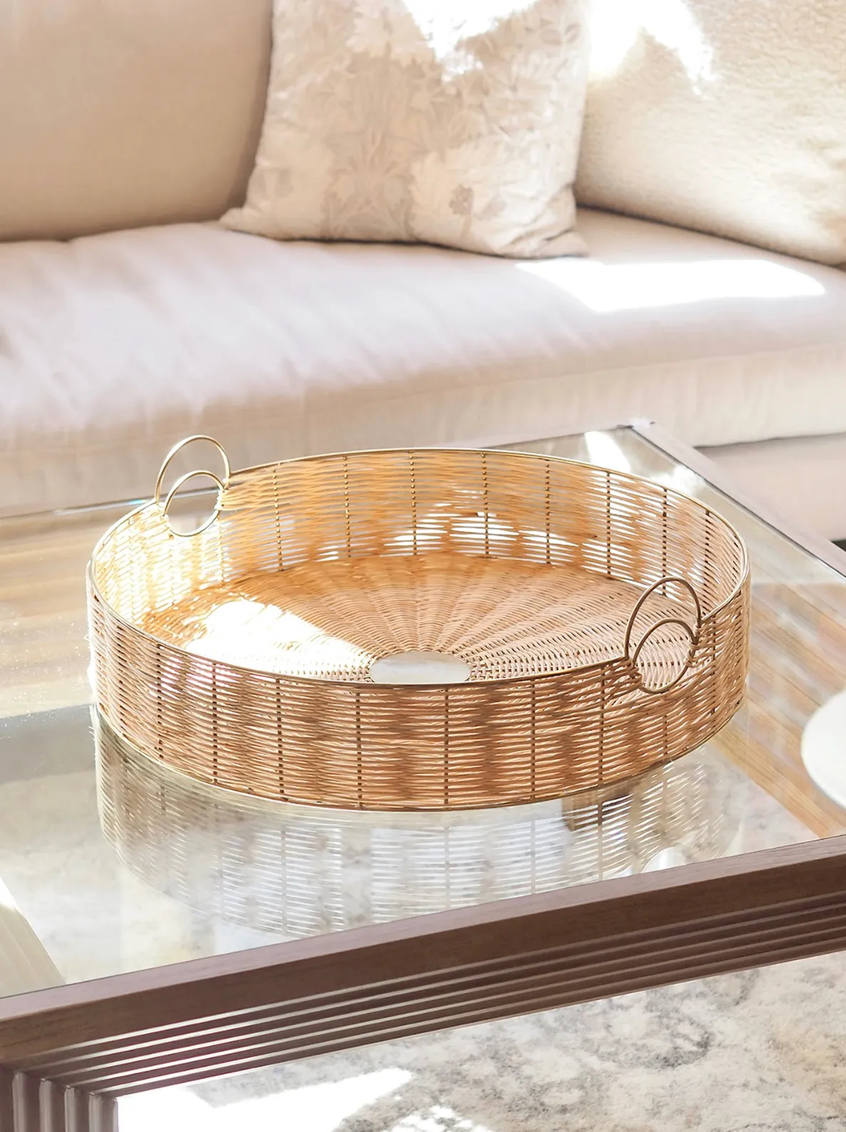 Rowan Wicker Tray