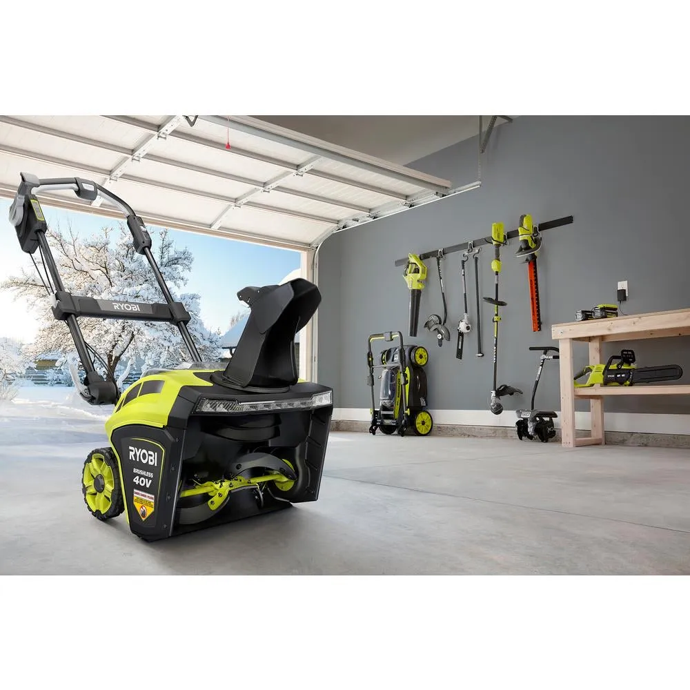 RYOBI 21 in. 40-Volt Brushless Cordless Electric Snow Blower (Tool Only)