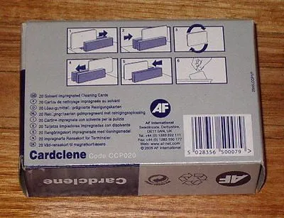 SafeClens Card-Clene Card Swipe Reader Cleaning Cards - Part # CCP020