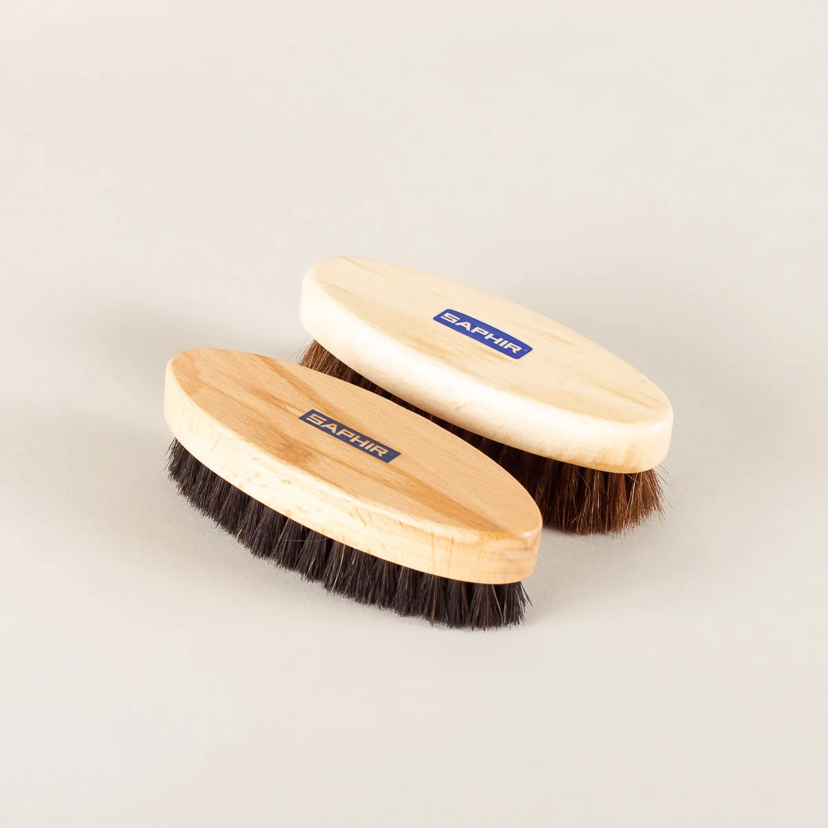 Shoe shine brush oval