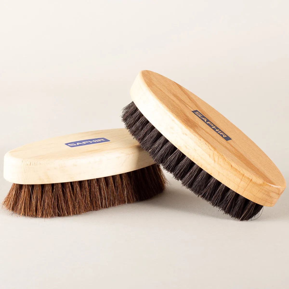 Shoe shine brush oval