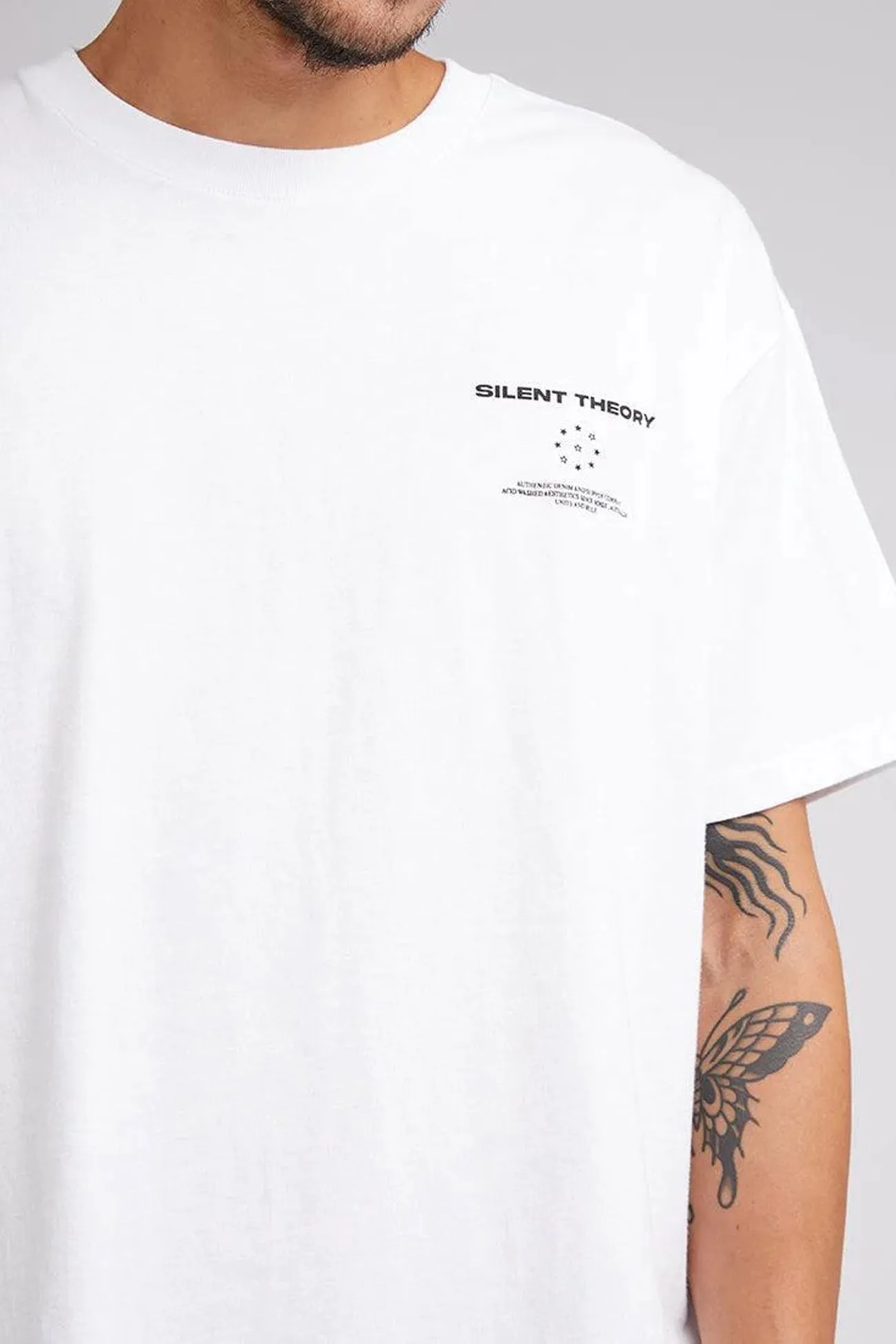 Shredder Tail Tee White