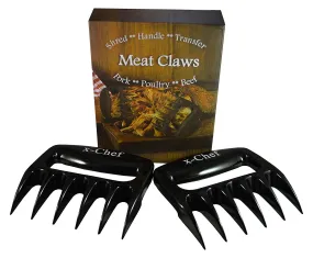 Solid Pulled Pork Claws and Meat Shredder and Meat Claws - BBQ Grill Tools and Smoking Accessories for Carving, Handling, Lifting